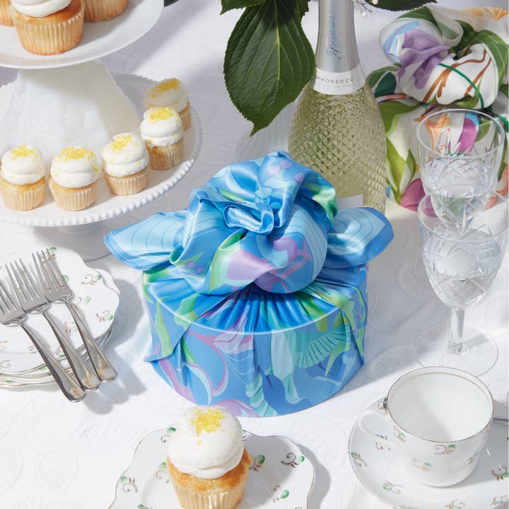 Wrappr - Wholesale Flat Wrap - Furoshiki Gift Wrap by Danni Ha | 18", Recycled Polyester27