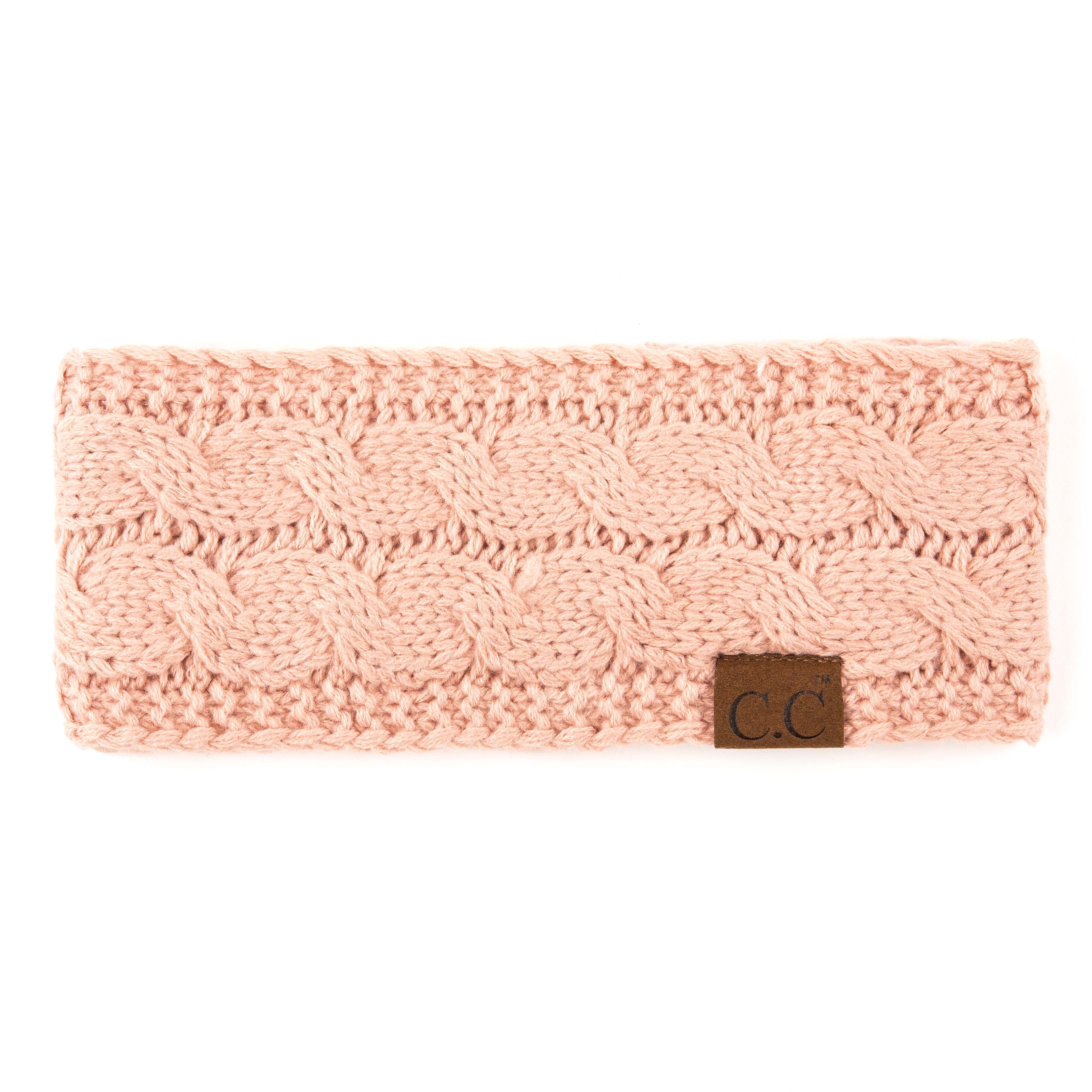 Truly Contagious - Wholesale Fashion Headband - Women's - CC Cable Knit Lined Headwrap ( HW-20 )11
