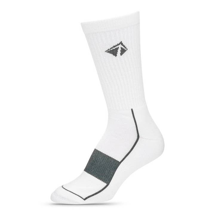 LIFT23 Performance Crew Sock - "Boulder White" for wholesale by Lift 23