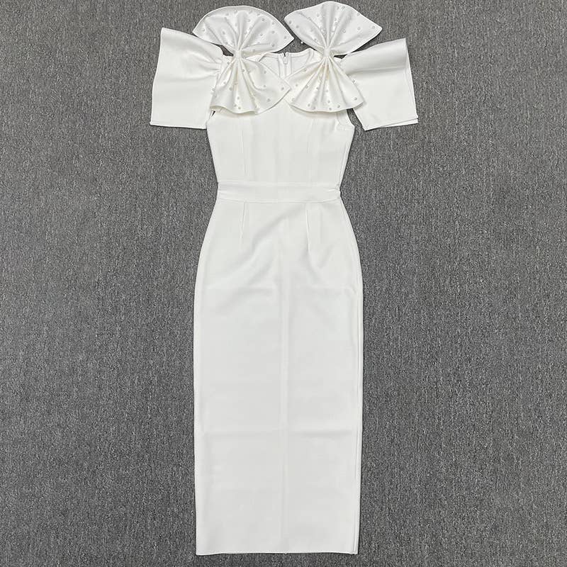 Sanyao Fashion - Wholesale Dress - Women's - SY078 Chic Studded Suspenders Bodycon Dress2