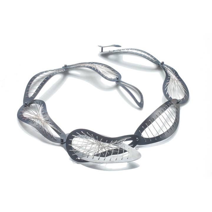 Sew Weave Necklace for wholesale by Suzanne Schwartz Jewelry