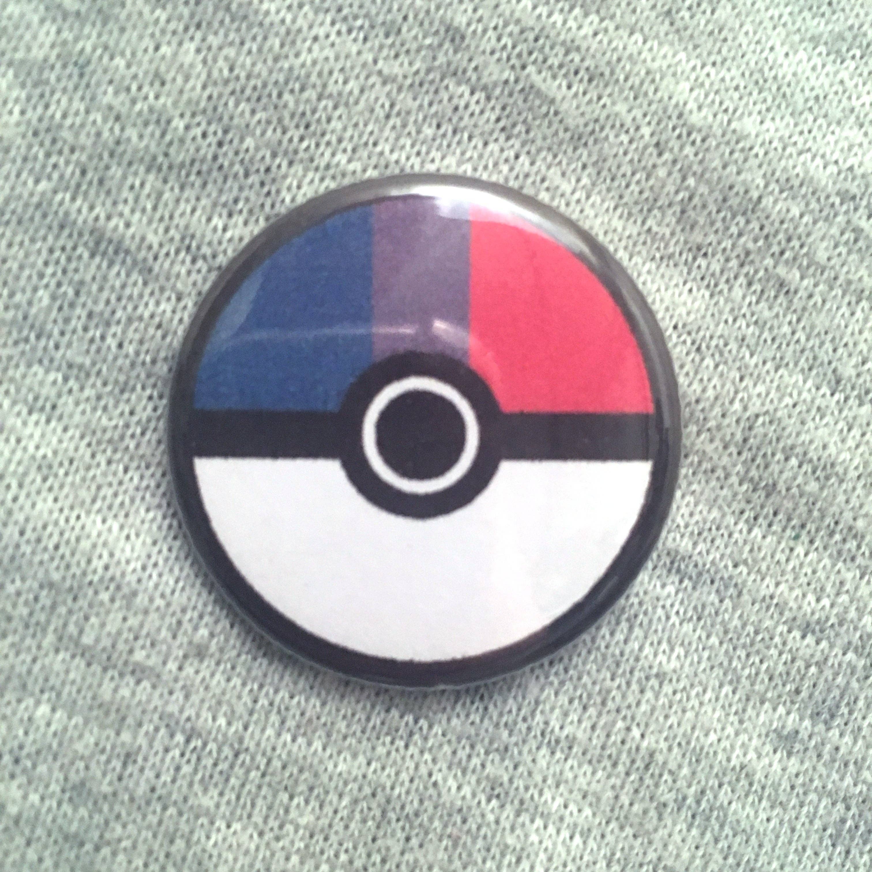 Support the T - Vendita all'ingrosso Spilla da bavero - Bottone o magnete Poké Pride4