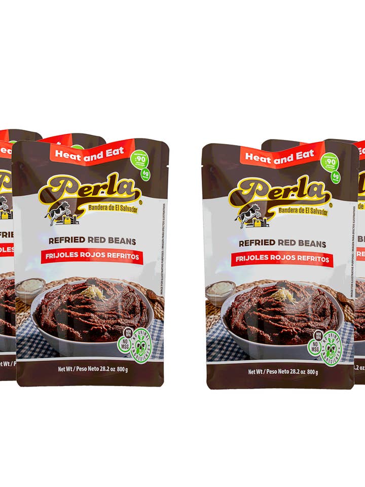 Perla Haricots Rouges Refrits (Frijoles Rojos Refritos) 28,2 oz, Pack de 6 pour la vente par Amerisal Foods
