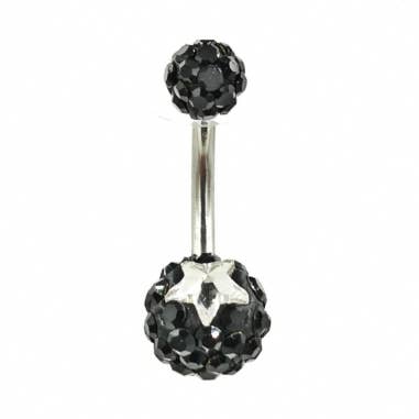 Piercing nombril strass étoile pour la vente par MYLENE ET FELIX