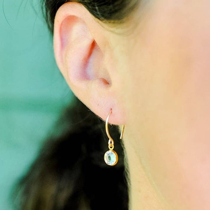 Sela+Sage - Wholesale Dangle Earrings - Tiny Drop Earrings - Swarovski Crystal1