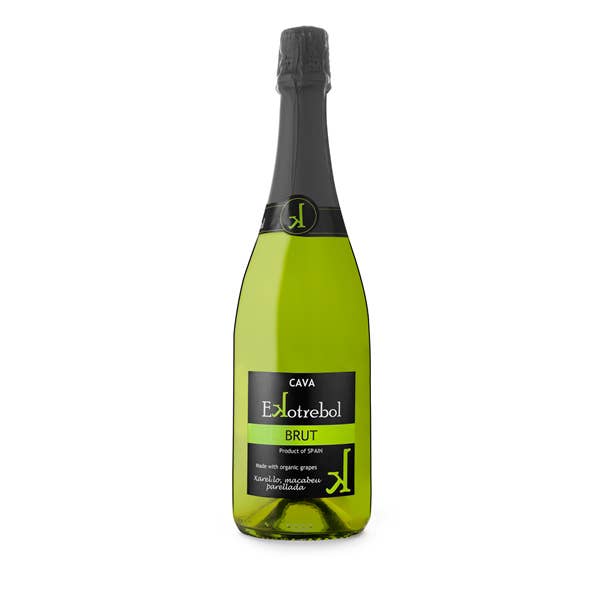 Ekotrebol - Vente Apéritifs sans alcool/mocktails - Cava Brut biologique 750 ml0