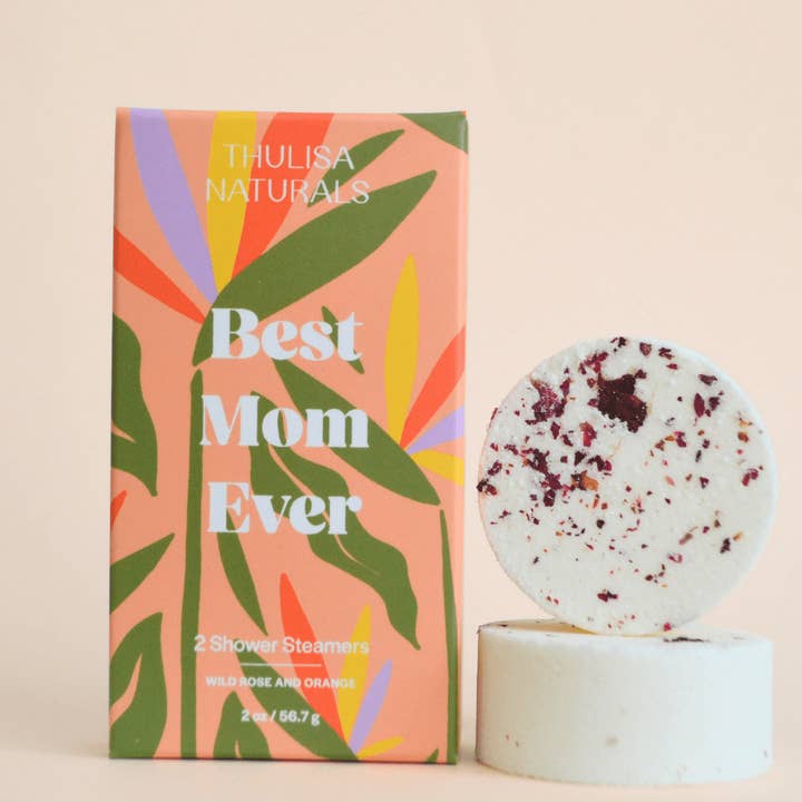 Thulisa Naturals | Bath + Body - Wholesale Shower Steamer/Bomb - Mother's Day Shower Steamers | Orange Rose | Gift set 🌹🍊3