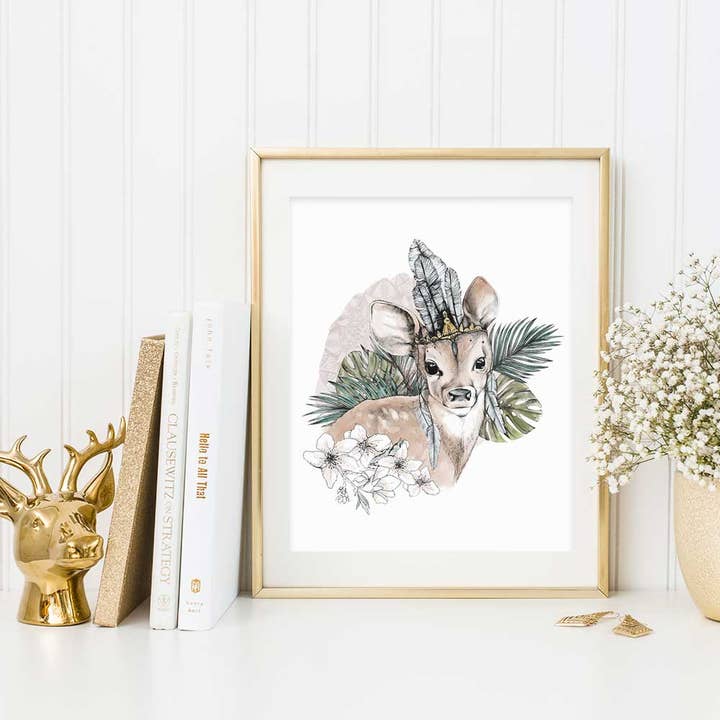 Mounted Giclée Art Prints for wholesale by Mimi&Bloom