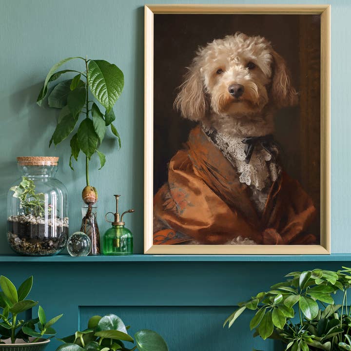 Ink & Drop - Wholesale Art Print - Cockapoo Dog Portrait Print7