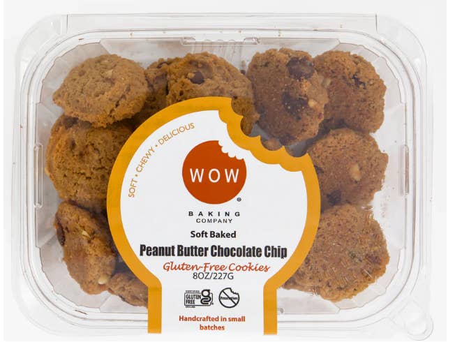 WOW Baking Company - Wholesale Biscuit - Gluten-Free Peanut Butter Chocolate Chip Bakery Tub Cookies