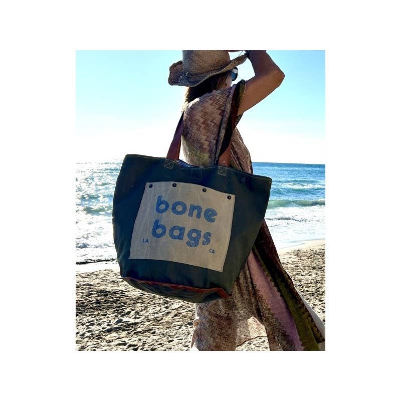 Casa Natura Design SL – wholesale Strandväska – Retro strandväska Rr39 i återvunnen militärcanvas1