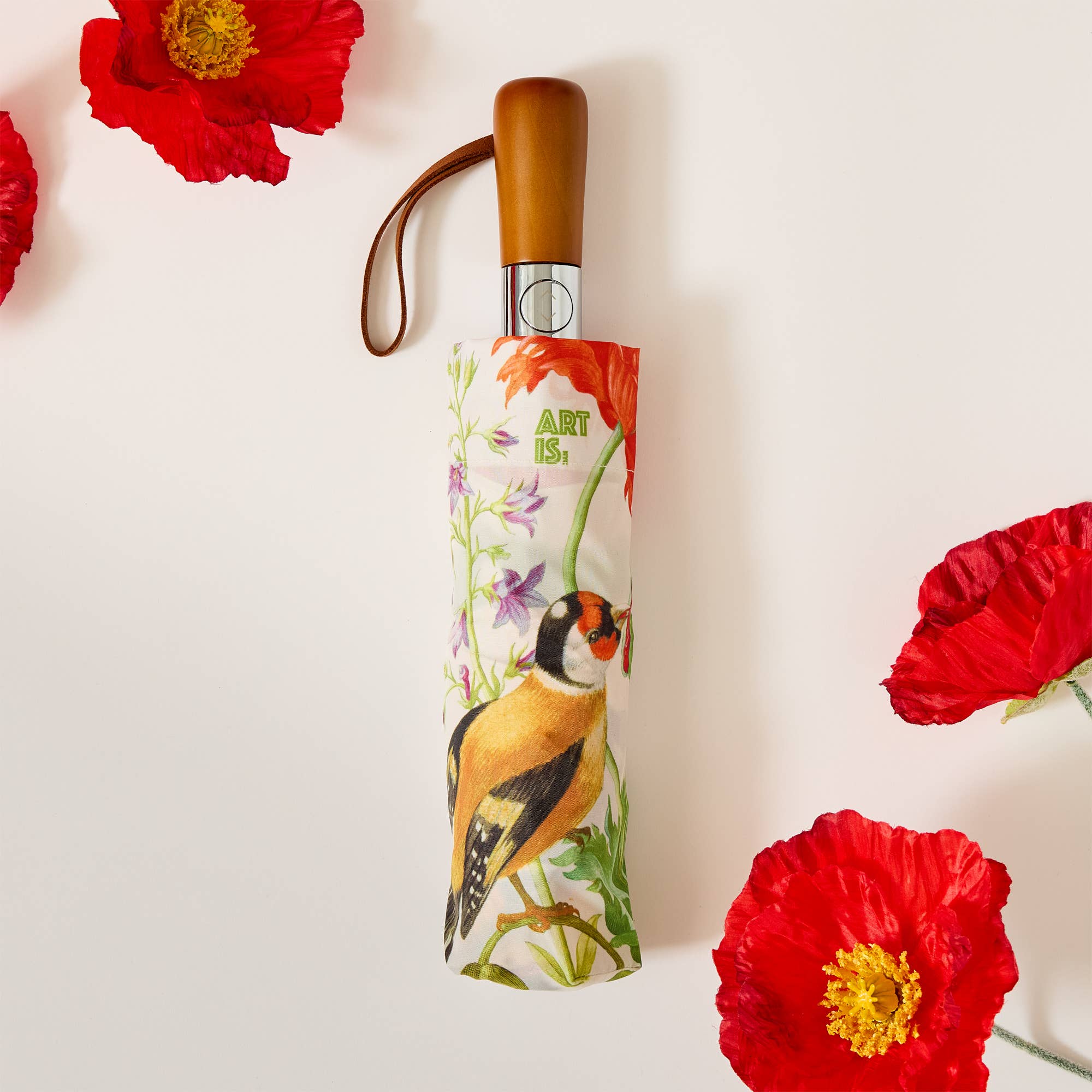 ART IS - Vendita all'ingrosso Ombrello - Unisex - Ombrello da viaggio doppia faccia Maria Sybilla Merian1