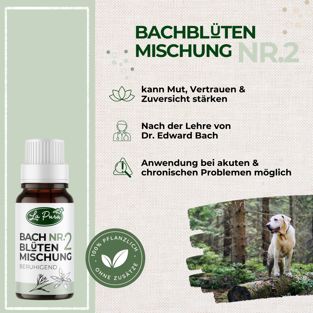 Kauartikel.com GmbH - Wholesale Pet Supplement - Cat/Dog - LaPura Bach flowers No. 2 (approx. 1,200 globules)1