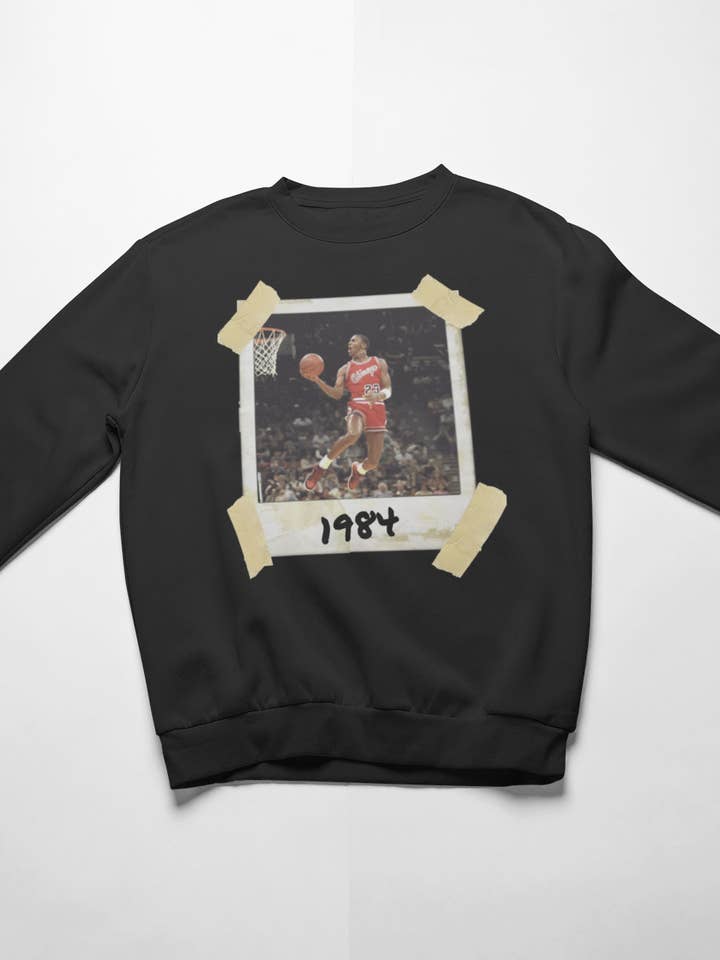 Suga Bearz - Wholesale Graphic Sweatshirt - Men's - Michael Jordan 1984 Men's Legend Sweatshirt2