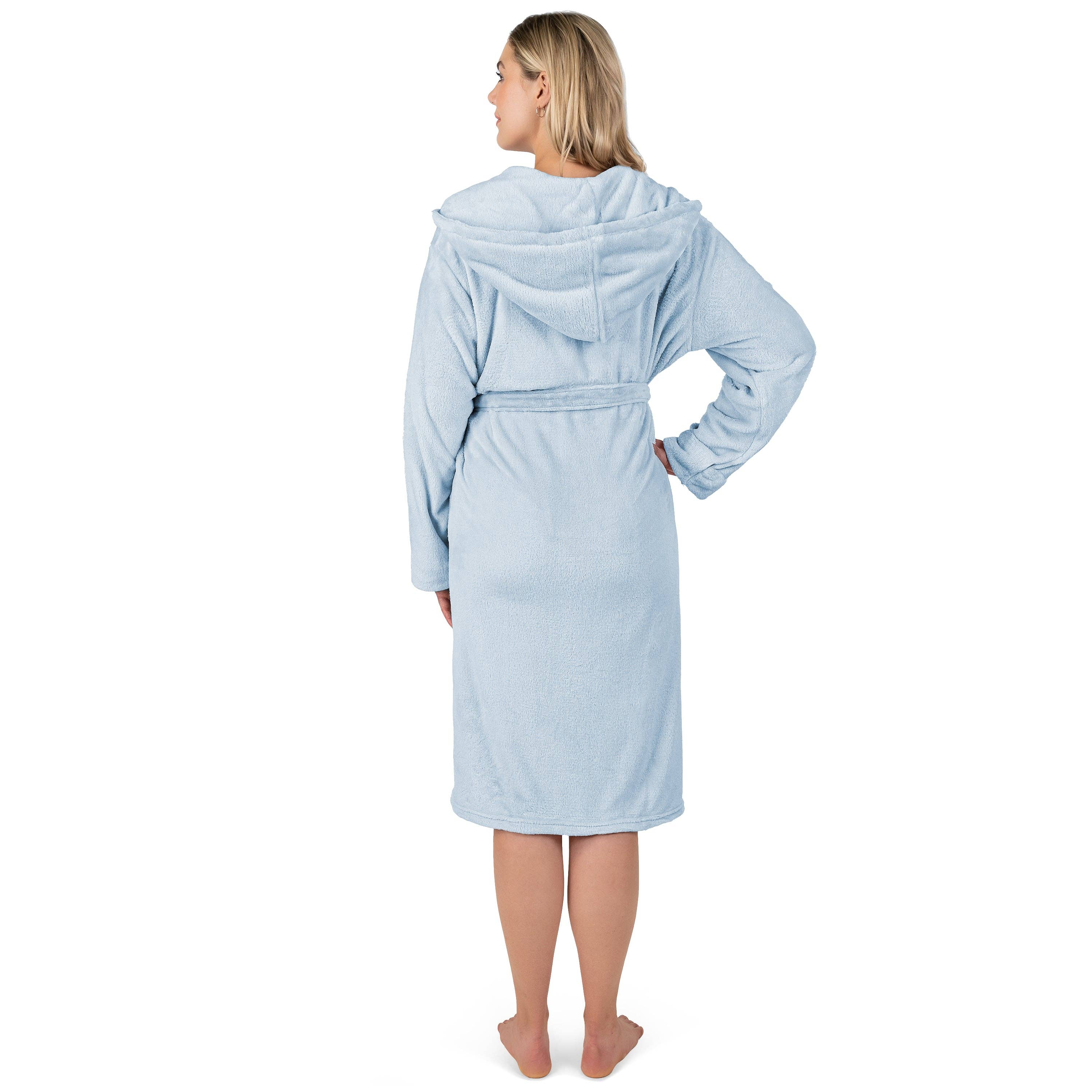 Pavilia - Wholesale Robe - Women's - Women's Classic Fleece Robe with Hood57