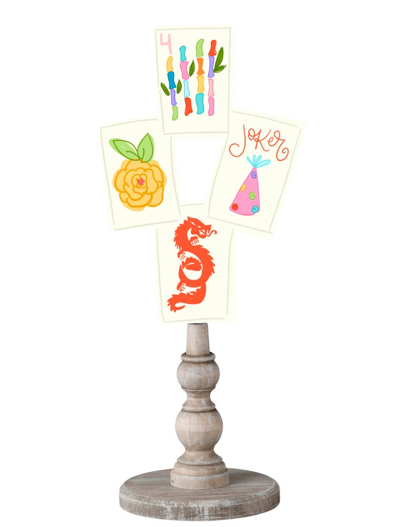 Doodles By Rebekah - Wholesale Decorative Tabletop Object - Mahjong Tiles Topper