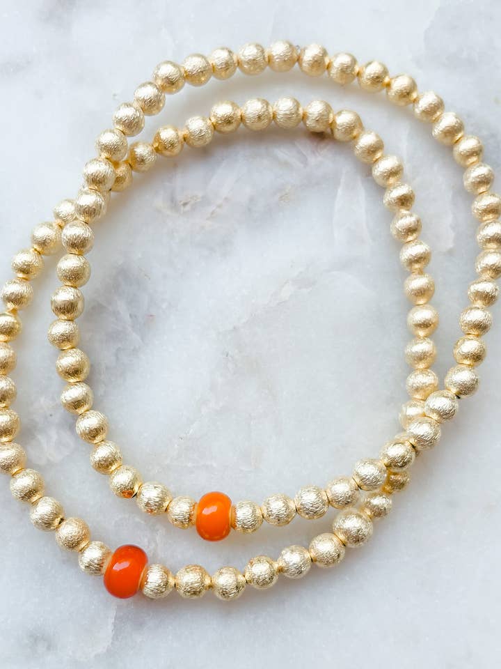 Orange Pop Bracelet for wholesale by Cola Stacks