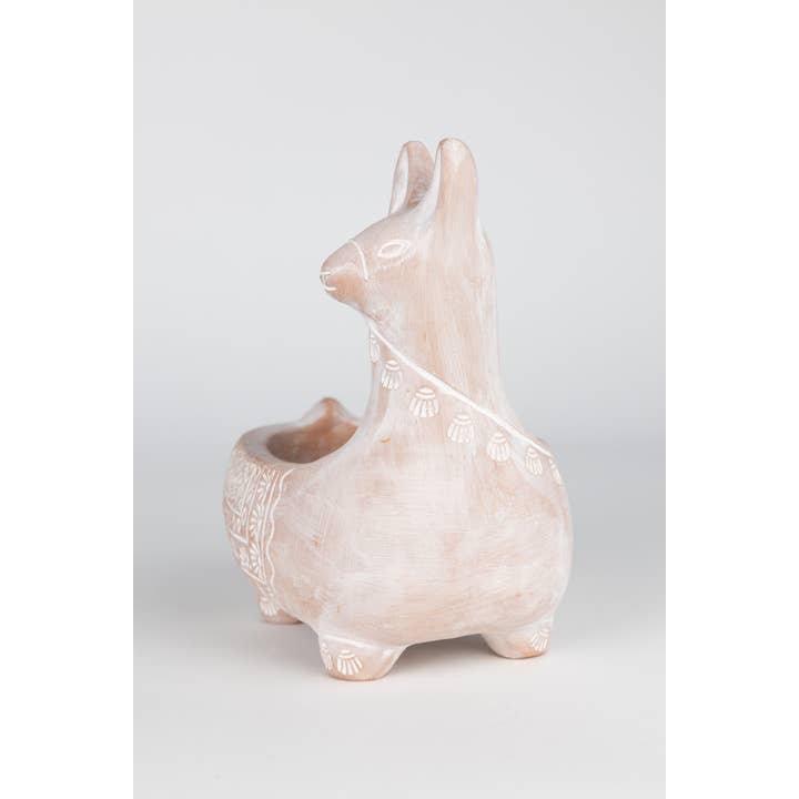Ten Thousand Villages - Wholesale Plant Pot - Llama Terracotta Planter