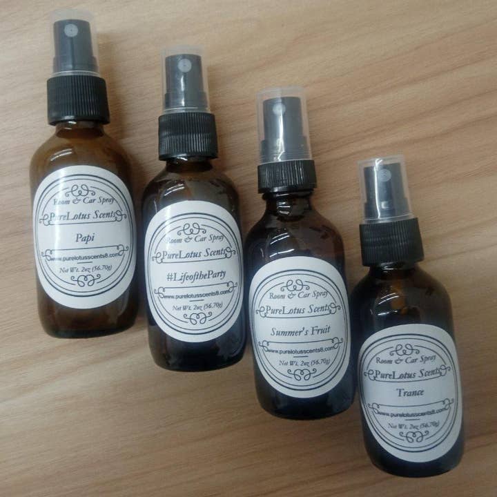 Sprays de chambre pour la vente par PureLotus Scents