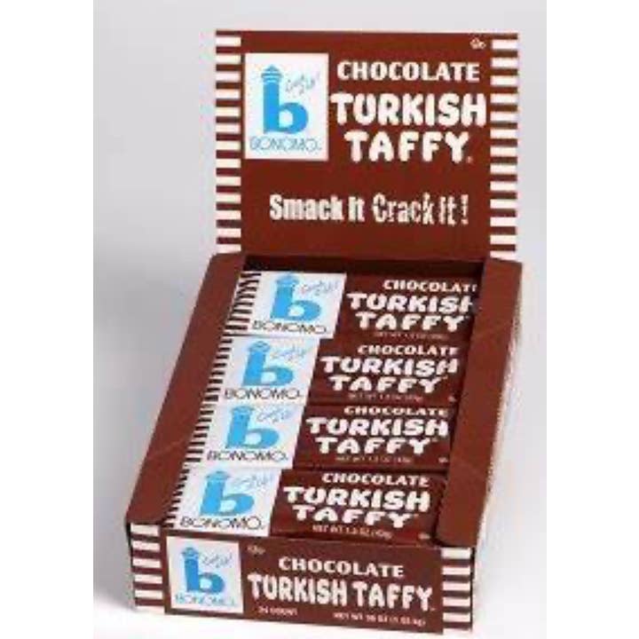 O'Shea's Candies Sweet Shop - Wholesale Taffy - Nostalgic 1923 Original “Chocolate” Turkish Taffy 24CT Box