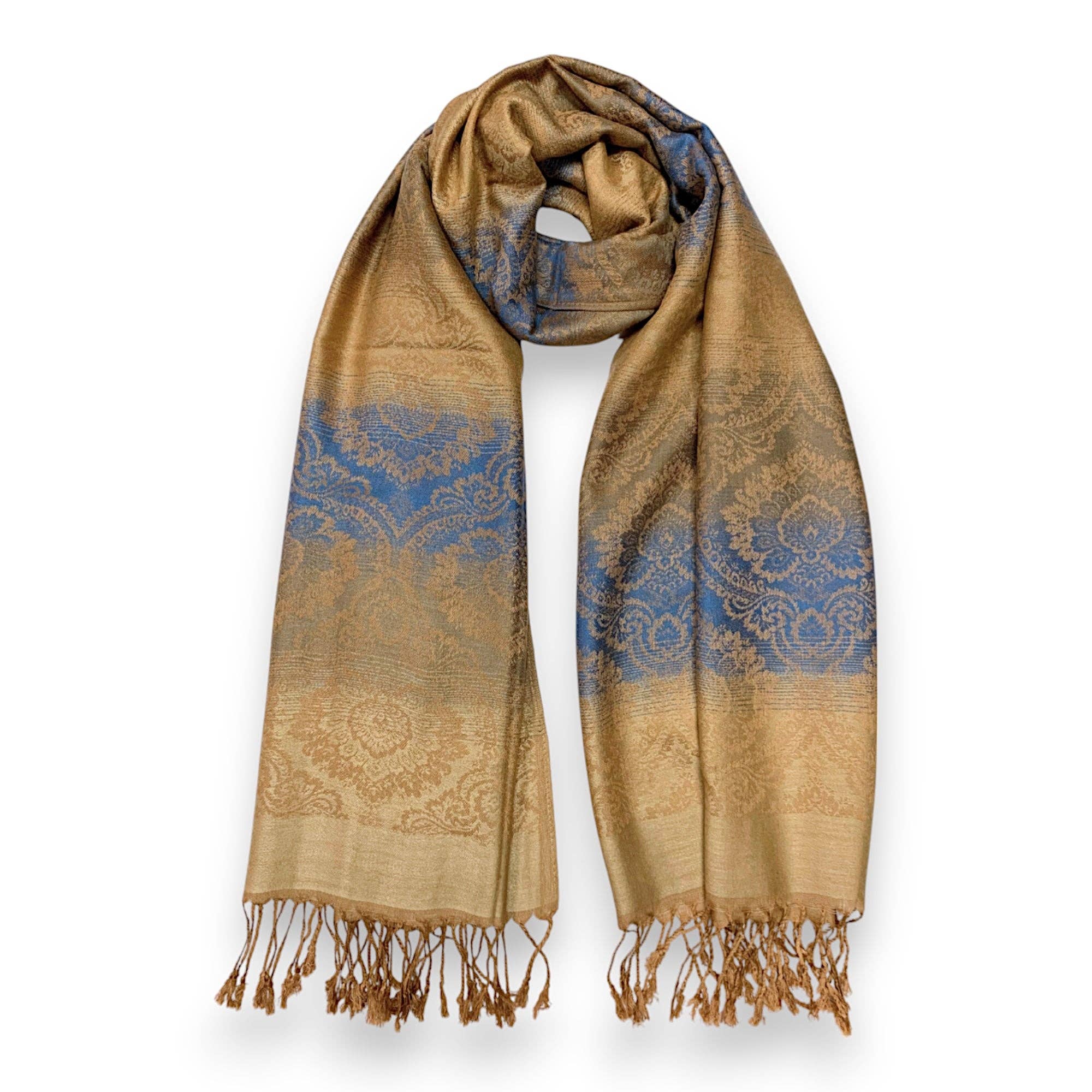 Lili Scarves (US Duty Free) - Vendita all'ingrosso Sciarpa - Donna - Sciarpa Pashmina Stampata Ombre3