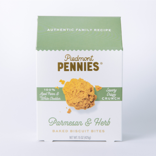 Piedmont Pennies - Wholesale Crackers - Parmesan & Herb Cheese Crackers, Boxes (6)5