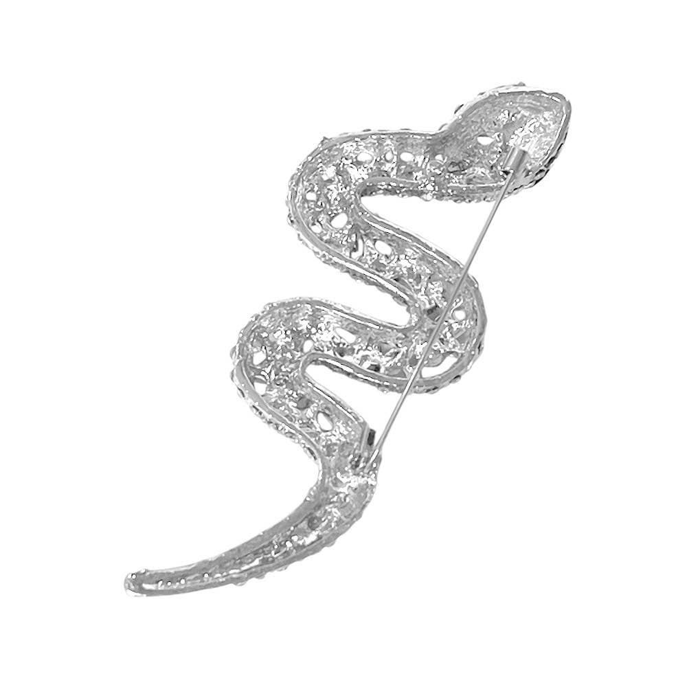 Sensibling Corp. - Wholesale Broche - Met Strass Versierde Slangen Broche Pin1