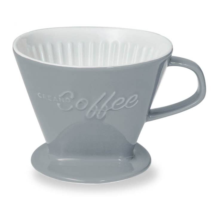Creano - Venta al por mayor Filtros de café - Filtro de café porcelánico gris piedra