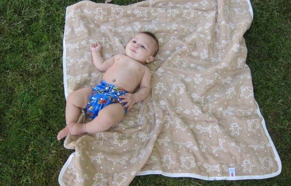 KaWaii Baby Diapers - Wholesale Bedding Blanket - Soft Swaddle Receiving Blanket Bed Throw for Newborn Infant 9