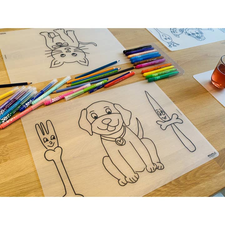 Tovaglietta Colorabile Smokey Il Cane per la vendita all'ingrosso da parte di Edwali