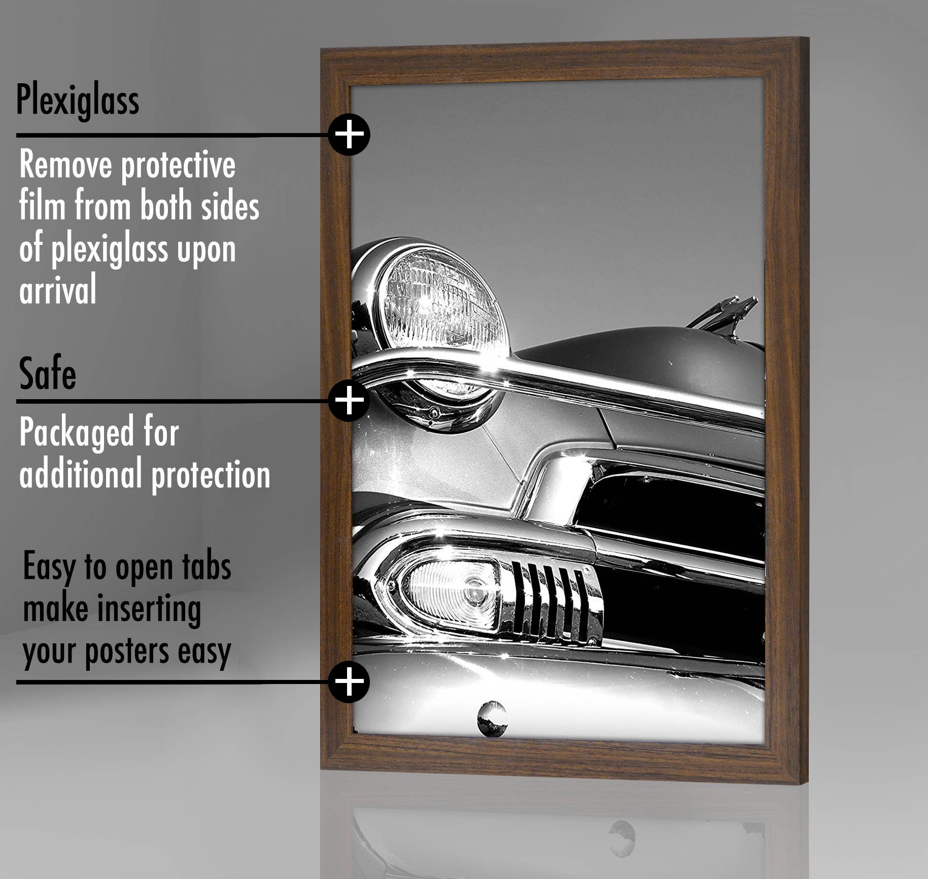 Americanflat - Wholesale Picture Frame - Americanflat Poster Frame with Wide Molding55