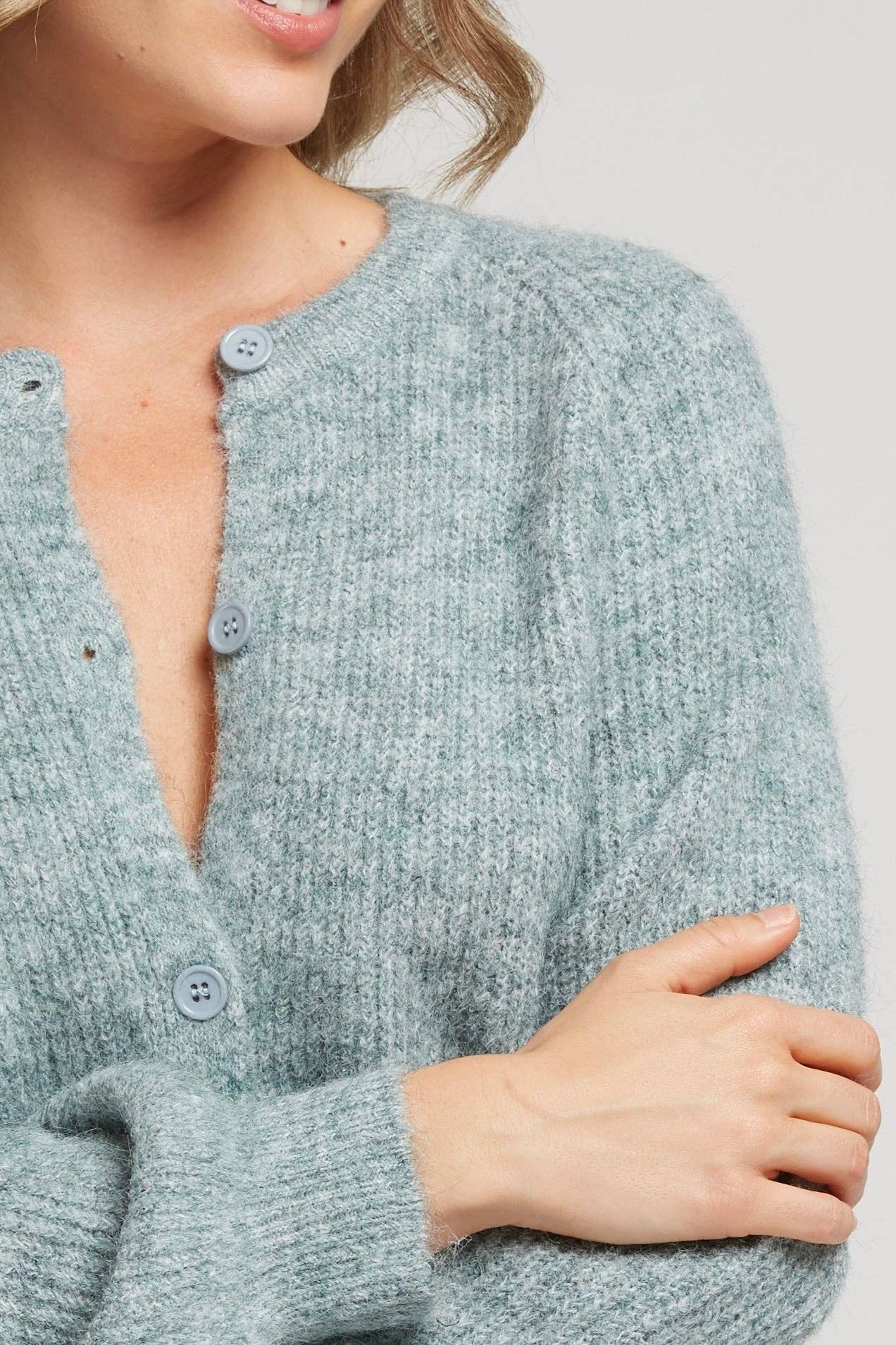 Andy & Lucy – Engroshandel Cardigan - Dame – GIRAUD - knapvest i blødt struktureret strik20