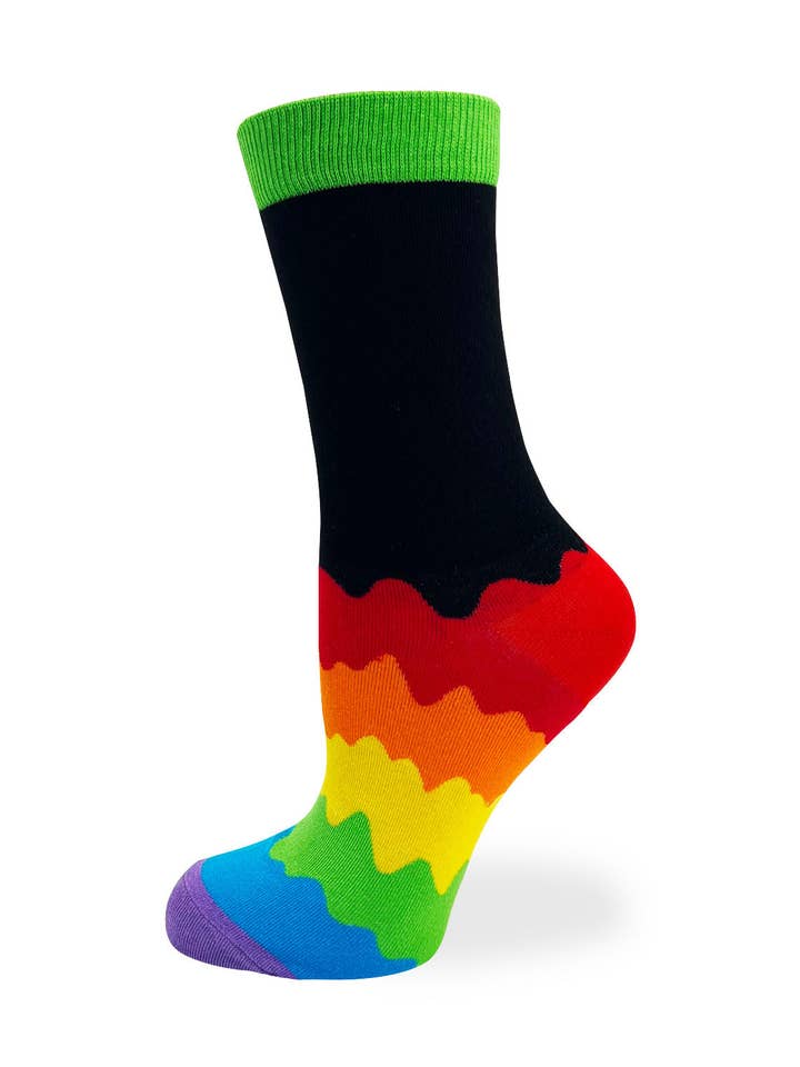 Fabdaz - Wholesale Socks - Women's - Love Liberty Equality Compassion Acceptance Empathy Women's