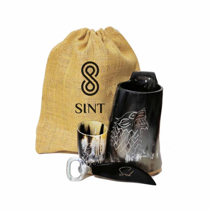 SINT - Wholesale Drinking Glass/Cup - Viking Drinking Horn Mug20