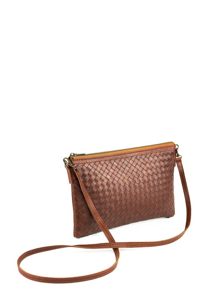 Woven Crossbody Clutch for wholesale by Deux Mains: Haiti Fair Trade