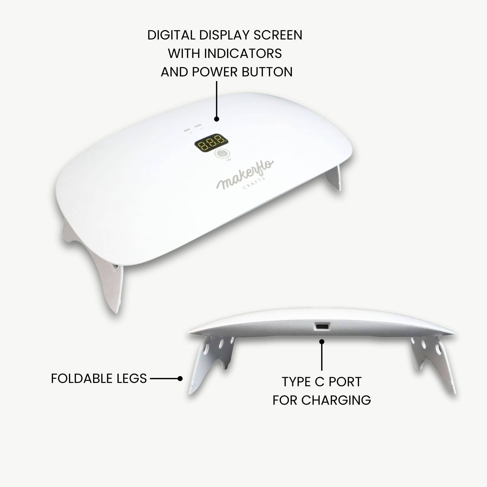 MakerFlo - Wholesale Craft Tool - UV Resin Lamp6