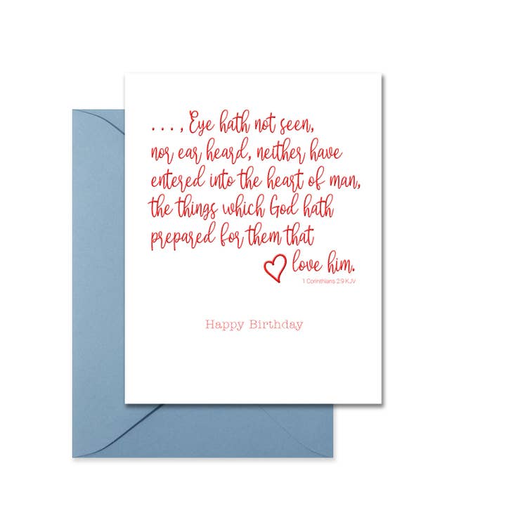 Birthday Blessing Greeting Card for wholesale by Leslie Store
