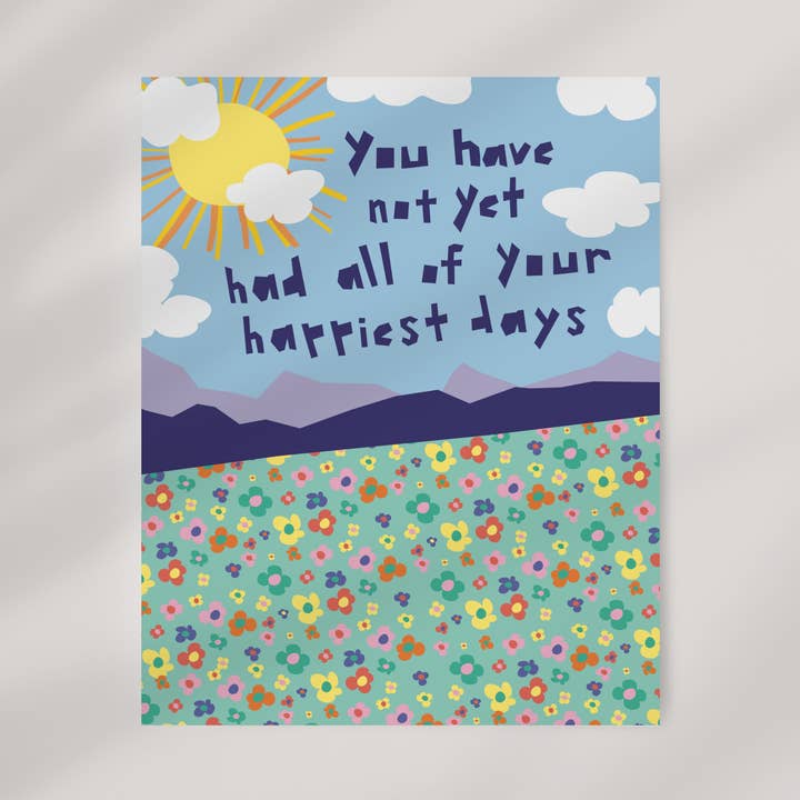 "Not Yet Had" Art Print for Hope, Encouragement, Support for wholesale by Majestik Magnolia