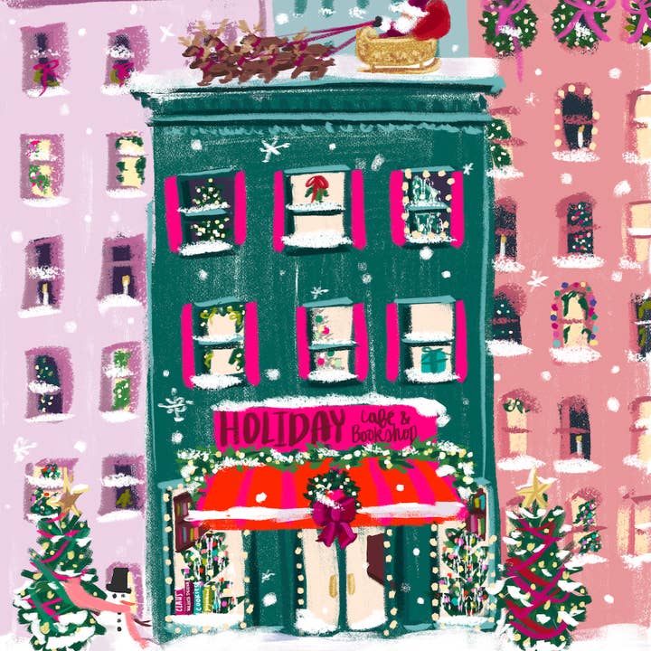 Puzzlefolk - Wholesale Puzzle - Adult - City Sidewalks 1000 Piece Holiday Christmas Puzzle2