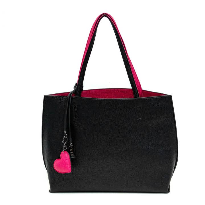 Dubbelzijdige tas van imitatieleer met interne pouch en schouderriem voor wholesale door KLK