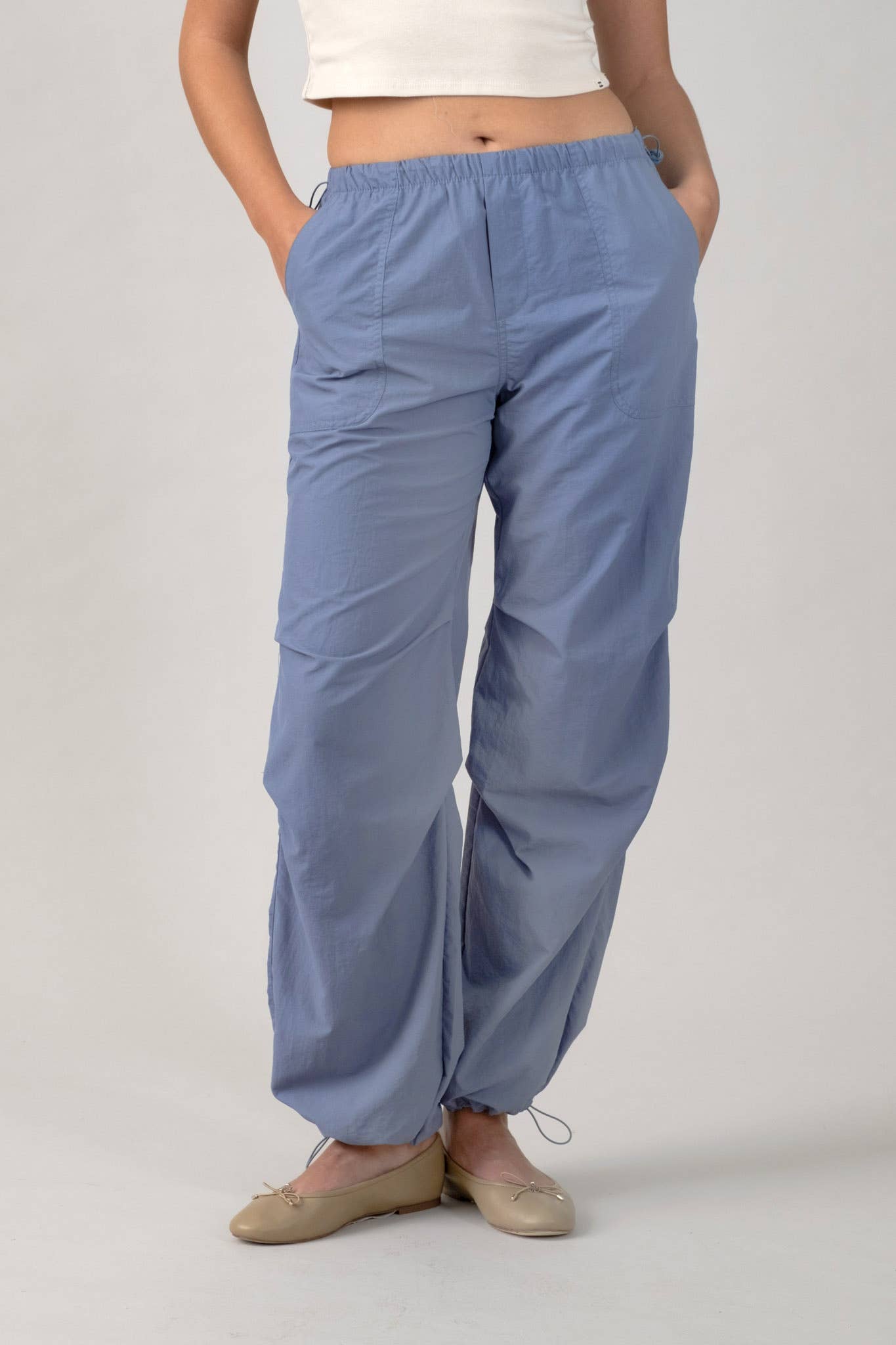 The Workshop Studio - Wholesale Pants - Women's - DRAWSTRING PARACHUTE PANTS18