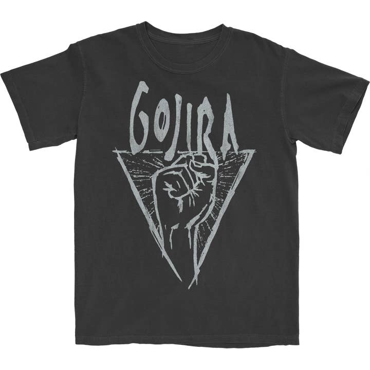 Manic Merch - Wholesale Screen Printed T-Shirt - Unisex - Gojira - Power Fist - Graphic Tee