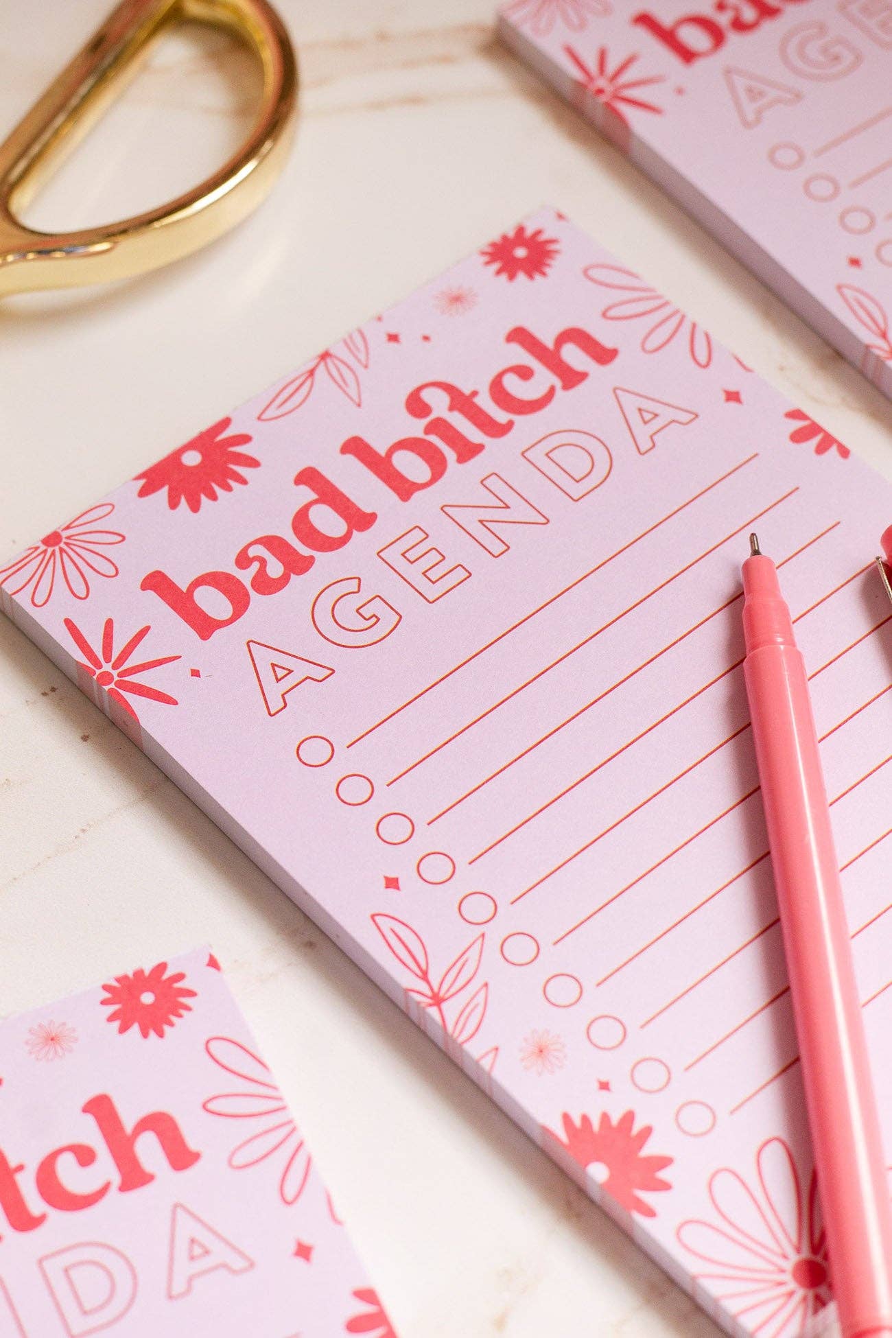 The Print Pantry - Wholesale Notepad - Bad Bitch Agenda Notepad3