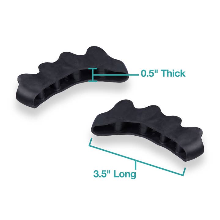 Black Five Loop Toe Separator - 1 Pair for wholesale on Faire4