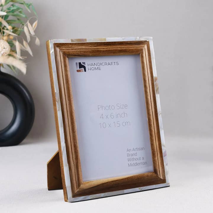 Handicrafts Home - Wholesale Picture Frame - Handmade Mother of Pearl & Wood Inlay Picture Frames3