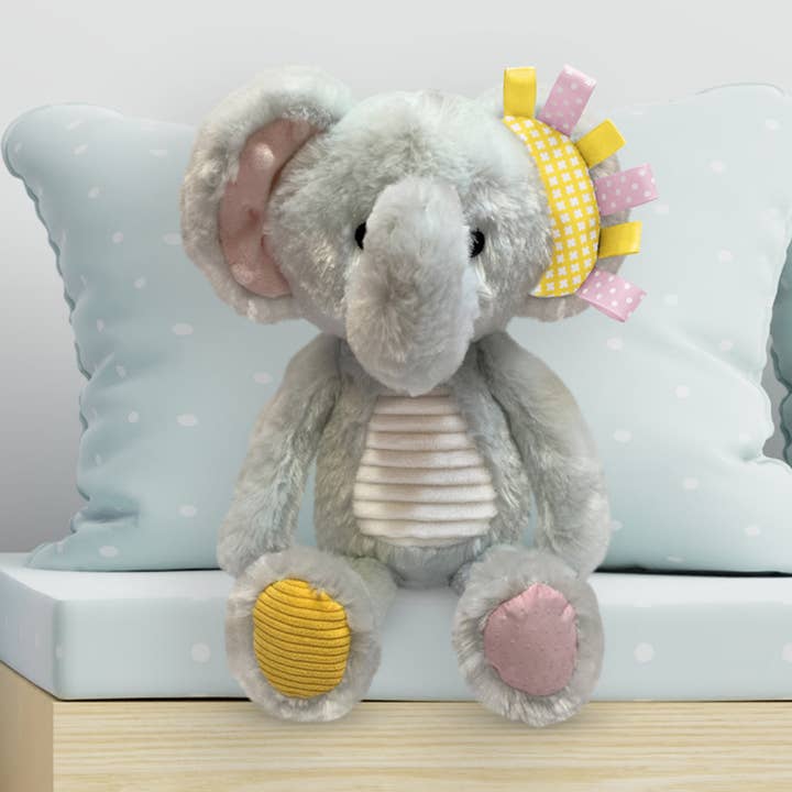 Make Believe Ideas – wholesale Stuffed/plush toy – Kids & baby – Sensory Snuggables Medium Plush Elephant (polybag/swingtag)0
