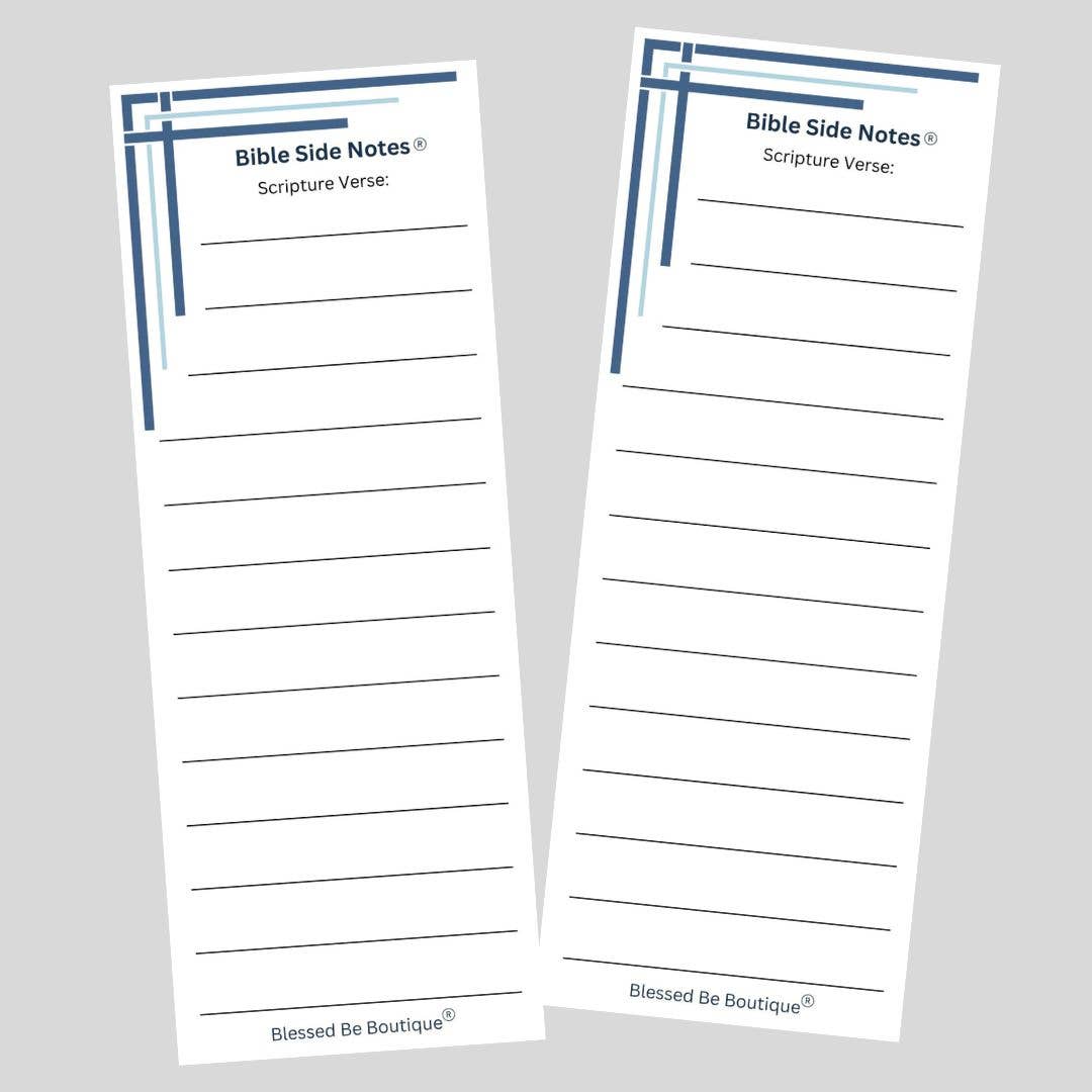 Blessed Be Boutique - Wholesale Notepad - Bible Side Notes10