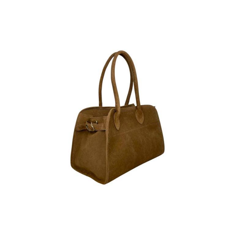 Chenson & Gorett - Wholesale Shoulder Bag - Women's - Italian Leather Shoulder Bag with Long Handles Promo 578945