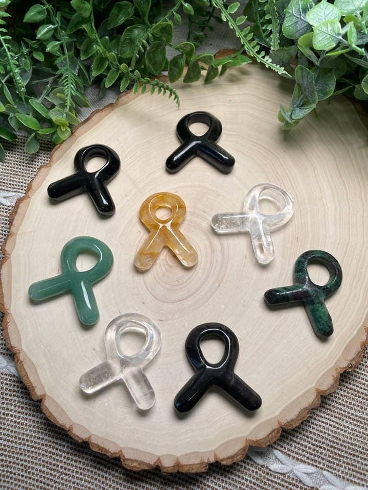 Crystal Breast Cancer Awareness Symbol for wholesale by Copper Ashes