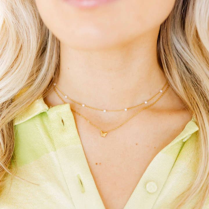 LINNY CO - Wholesale Pendant/Charm Necklace - Necklace - Dabney Pearl15